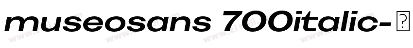 museosans 700italic字体转换